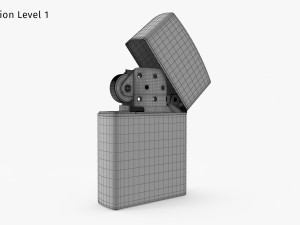 Zippo Lighter 3D मॉडल