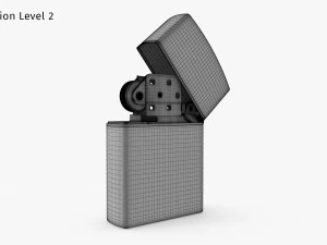 Zippo Lighter 3D Model
