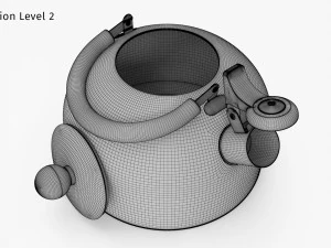 Klasyczny czajnik Model 3D