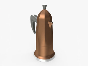 Moka Espresso Pot 3D Model