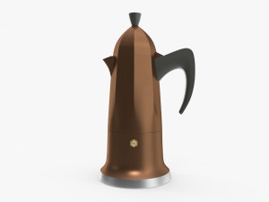 Moka Espresso Pot 3D Model