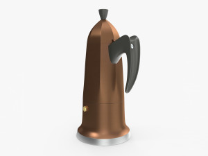 Moka Espresso Pot 3D Model
