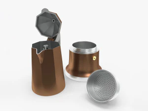 Moka Espresso Pot 3D Model