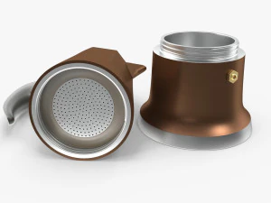 Moka Espresso Pot 3D Model