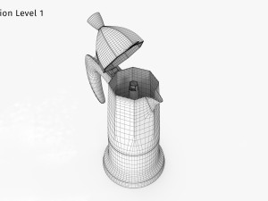 Moka Espresso Pot 3D Model