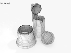 Moka Espresso Pot 3D Model