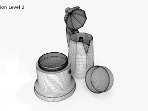 Moka Espresso Pot 3D Model