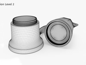 Moka Espresso Pot 3D Model