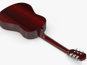 Guitare classique Modèle 3D