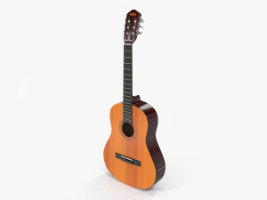 Guitare classique Modèle 3D
