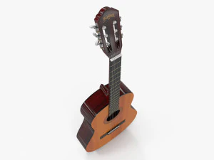 Guitare classique Modèle 3D