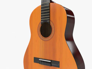 Guitare classique Modèle 3D