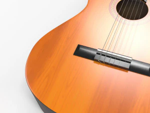 Guitare classique Modèle 3D