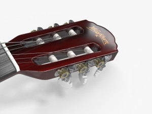 Classical Guitar Modelo 3D