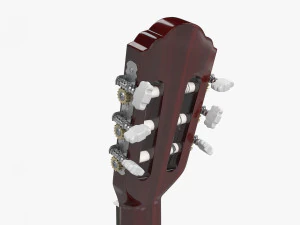 Guitare classique Modèle 3D