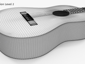Classical Guitar Modelo 3D