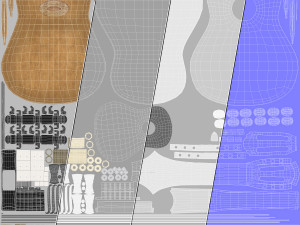 Classical Guitar Modelo 3D