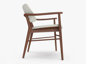 Nissa Armrests Chair 3D Model