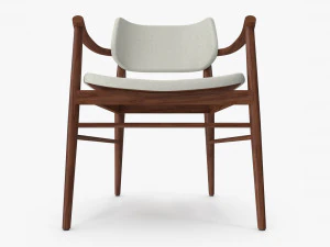 Nissa Armrests Chair 3D Model