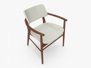 Nissa Armrests Chair 3Dモデル