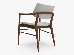 Nissa Armrests Chair 3D Model