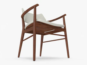 Nissa Armrests Chair 3D Model