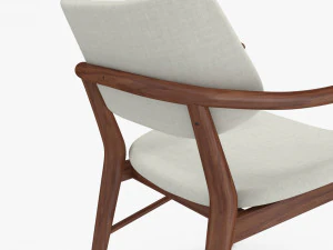Nissa Armrests Chair 3D Model