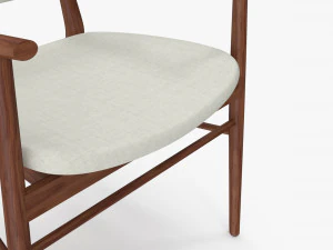 Nissa Armrests Chair 3D Model