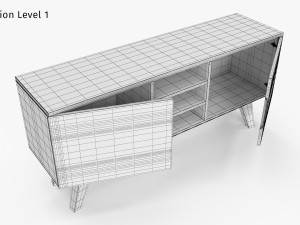 Theodore Sideboard 3Dモデル
