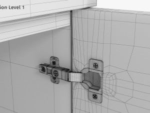 Theodore Sideboard 3Dモデル