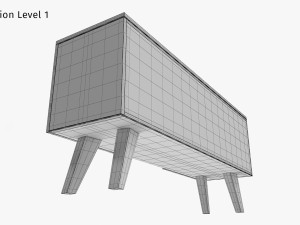 Theodore Sideboard 3Dモデル