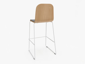 Jane Bar Chair Modello 3D