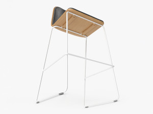 Jane Bar Chair Modello 3D
