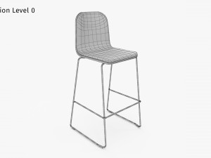 Jane Bar Chair Modello 3D