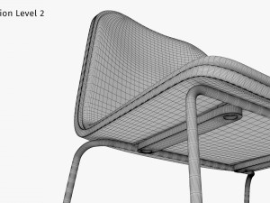 Jane Bar Chair Modello 3D