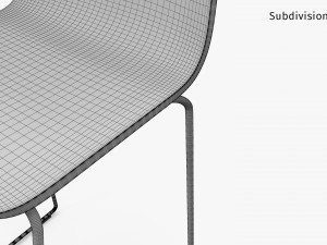 Jane Bar Chair Modello 3D