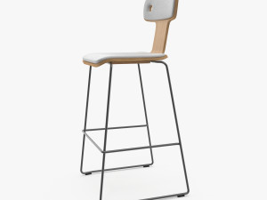 Moore Bar Chair 3D-Modell