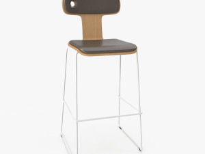 Moore Bar Chair 3D-Modell