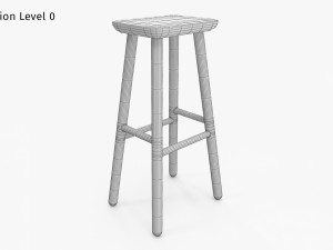 Jasper Bar Stool 3D-Modell