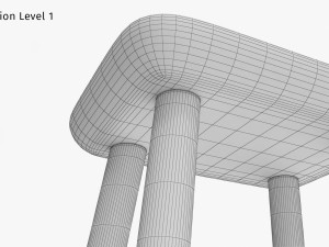 Jasper Bar Stool 3D-Modell