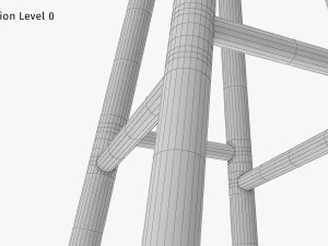 Jasper Bar Stool 3D Model