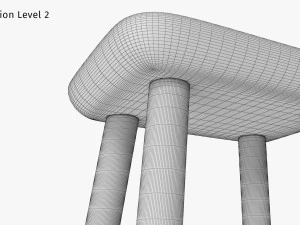 Jasper Counter Stool 3D Model
