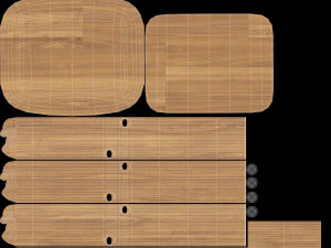 Jasper Counter Stool 3D Model