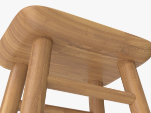 Jasper Small Stool 3D Model