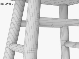 Jasper Small Stool 3D Model