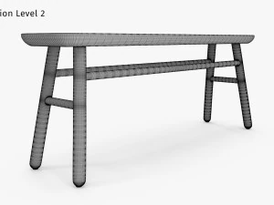 Jasper Bench 3D Model