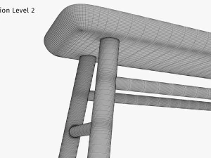 Jasper Bench 3D Model