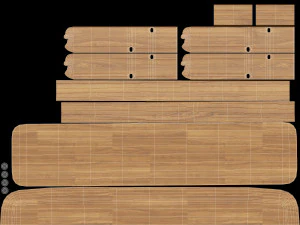 Jasper Bench 3D Model