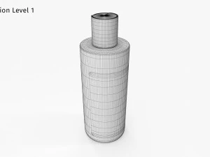 Cleansing Gel Bottle 3D Model