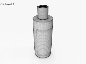 Cleansing Gel Bottle 3D Model